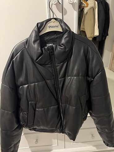 Pull&Bear şişme deri mont