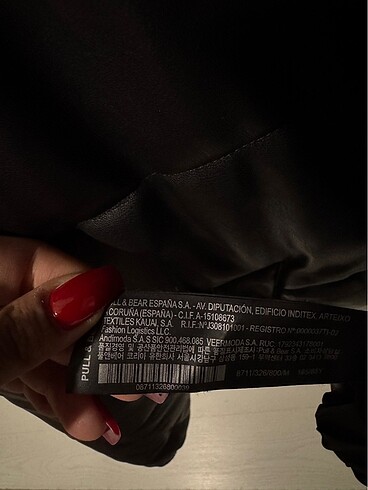 Pull and Bear Pull&Bear şişme deri mont