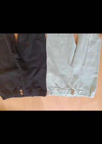 Kız Çocuk Düğmeli Slim Denim Tayt - Görsel 2