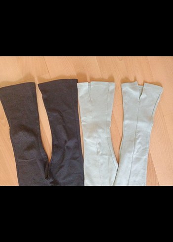 Kız Çocuk Düğmeli Slim Denim Tayt - Görsel 3