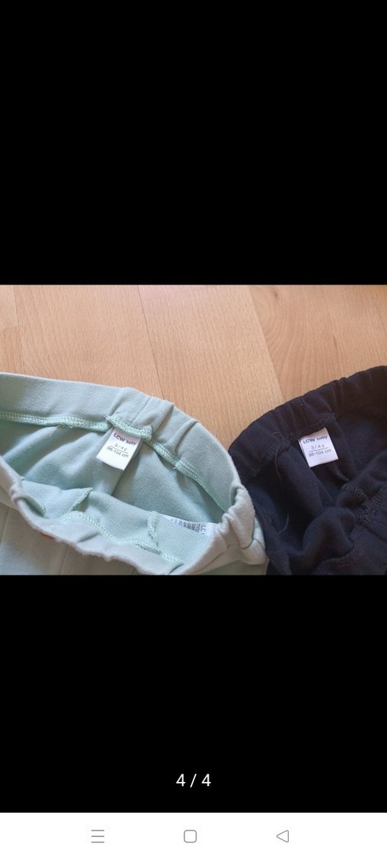 Kız Çocuk Düğmeli Slim Denim Tayt - Görsel 4