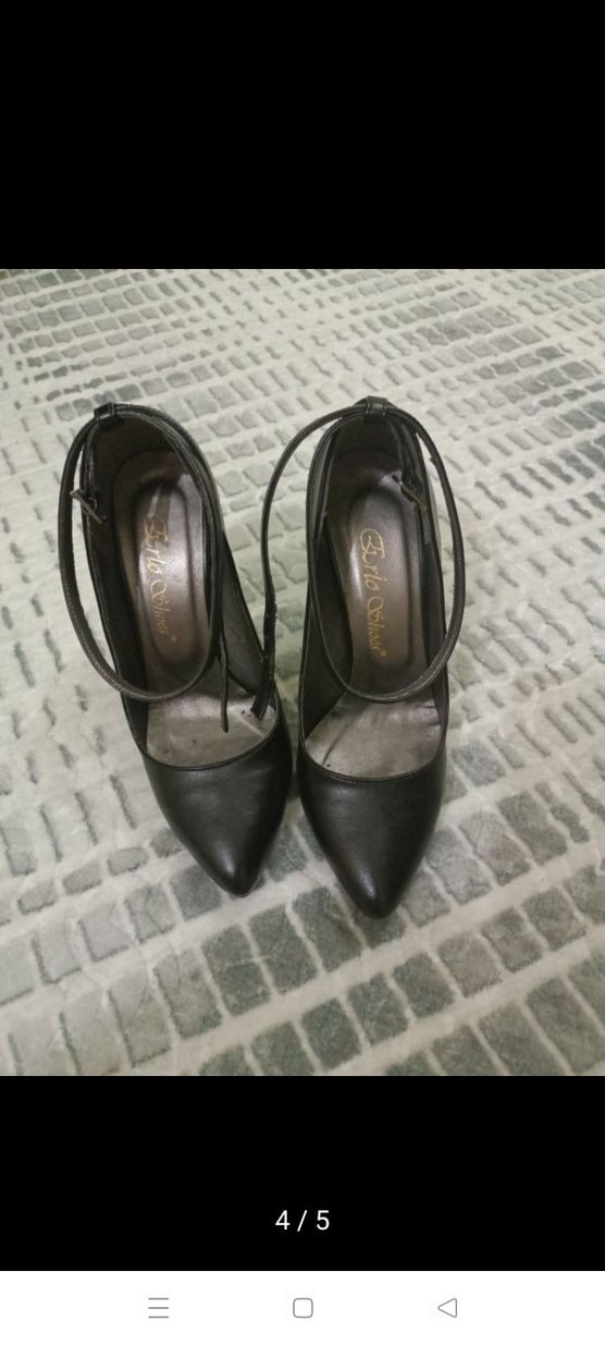 Klasik Siyah Kadın Stiletto Topuklu Ayakkabı - Görsel 3