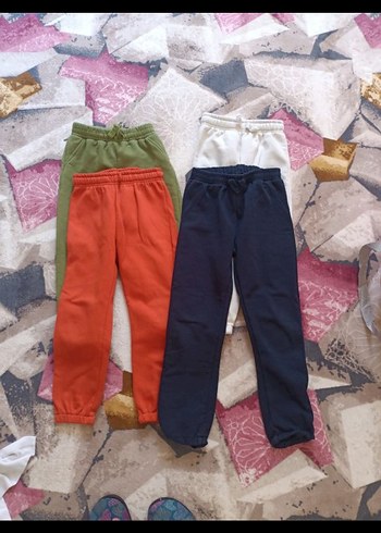 Çocuk Çok Renkli Pamuklu Rahat Eşofman - Görsel 5