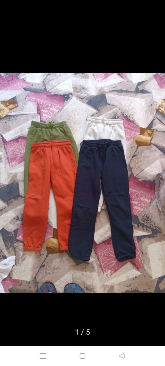 Çocuk Çok Renkli Pamuklu Rahat Eşofman - Görsel 5