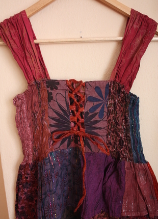 Markasız Ürün Etnik patchwork elbise