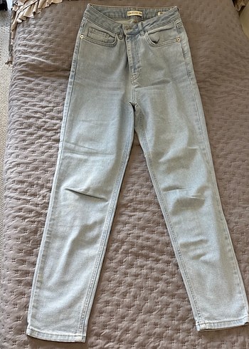 Buz mavisi Kadın Denim Pantolon