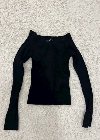 ADL kadın omuzu açık kazak - Görsel 2