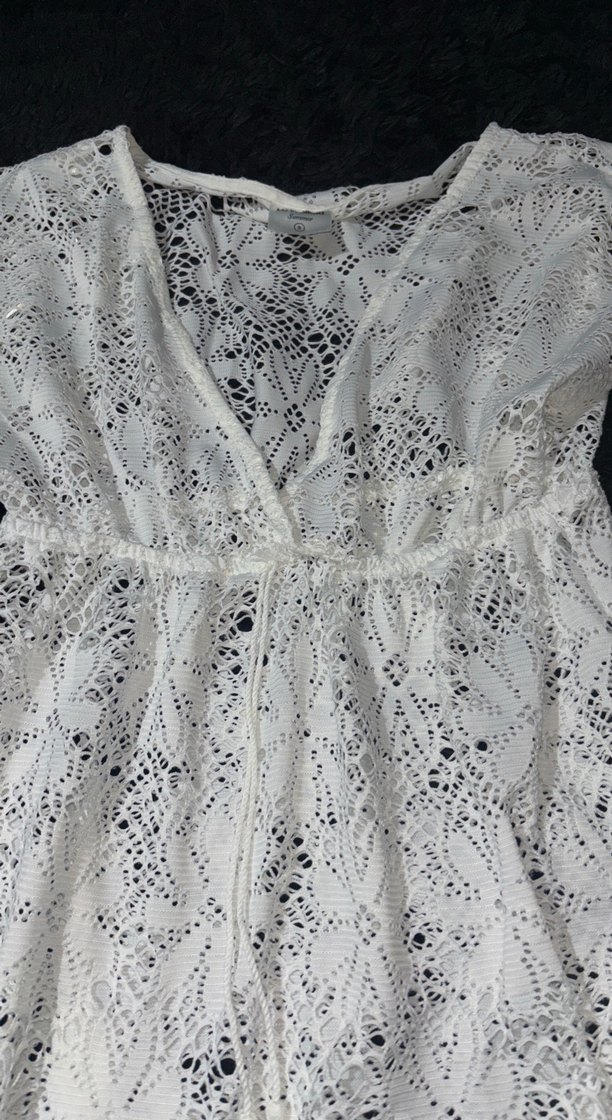 beyaz pareo - Görsel 3