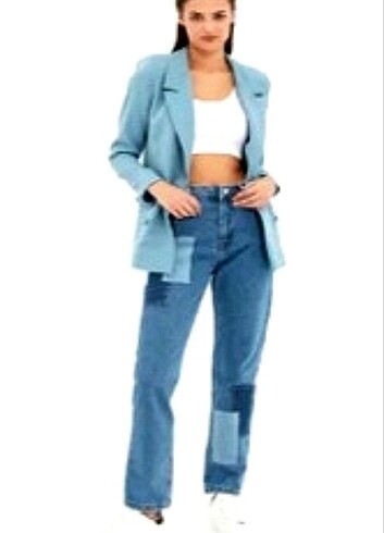 Trendyol & Milla Yama Detaylı Bootcut Jean