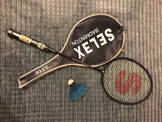 Orijinal Selex Badminton 5316 Raket+Top+Çanta