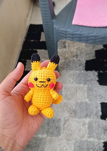 Sarı El Örgüsü Peluş Oyuncak