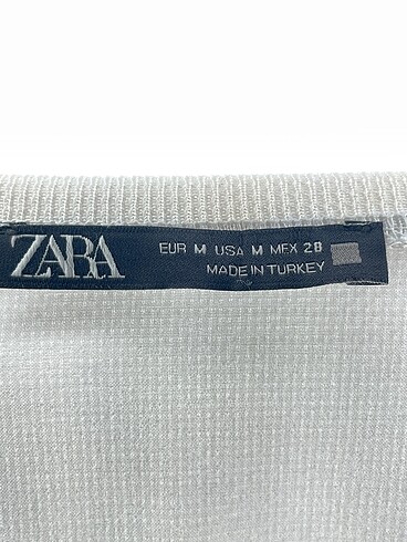 m Beden beyaz Renk Zara Bluz %70 İndirimli.