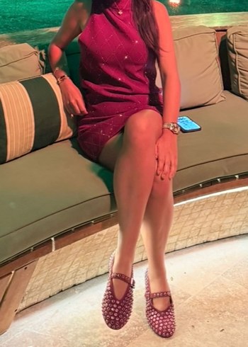 Sandro taşlı bordo elbise - Görsel 2