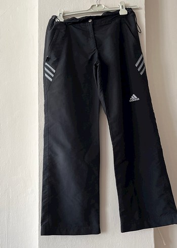 Kadın Siyah Fermuarlı Rahat Sweatpant - Görsel 2