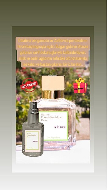 Maison Francis Kurkdjian A La Rose 10 ml