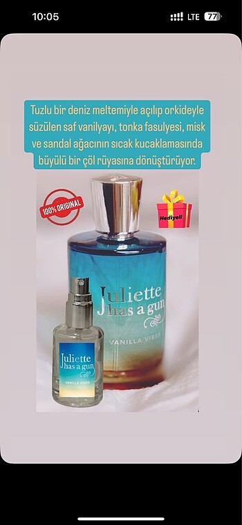 Juliette Has A Gun Vanilla Vibes 10 ml