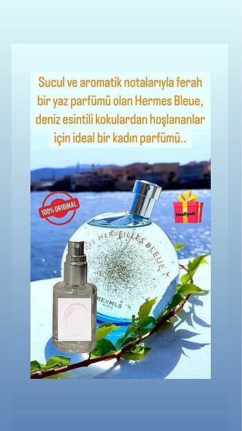 Hermes Eau des Merveilles Bleue 10 ml