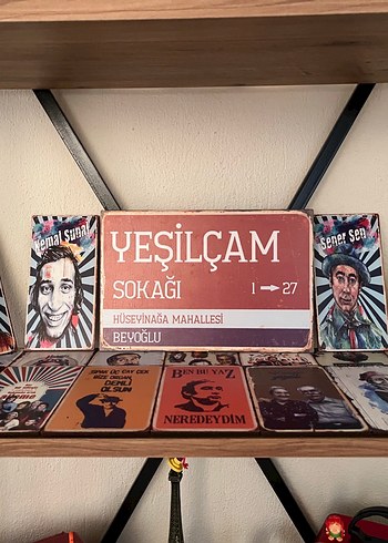 Ikea Yeşilçam Sokağı Temalı Retro Tabela