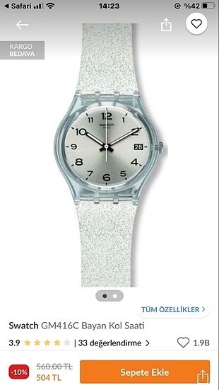 Swatch orjinal sat
