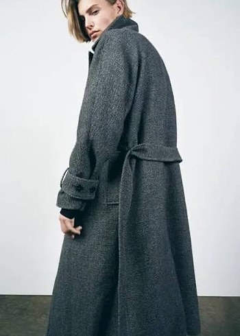 l Beden gri Renk zara zw collection kaban