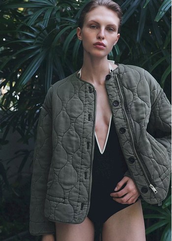 Zara zara zw collection şişme ceket