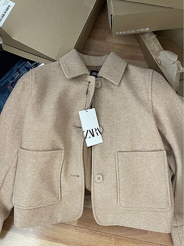 Zara zara cepli yumuşak ceket