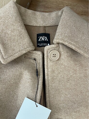 xs Beden camel Renk zara cepli yumuşak ceket