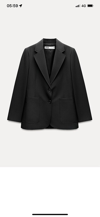 zara zw collection düz kesim blazer