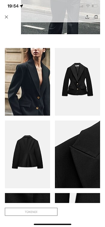 Zara zara zw collection blazer ceket
