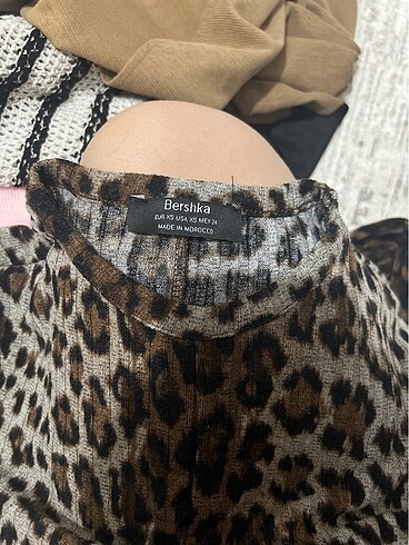Bershka Bersha leopar elbise