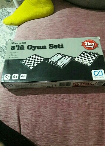 manyetik 3lü oyun seti