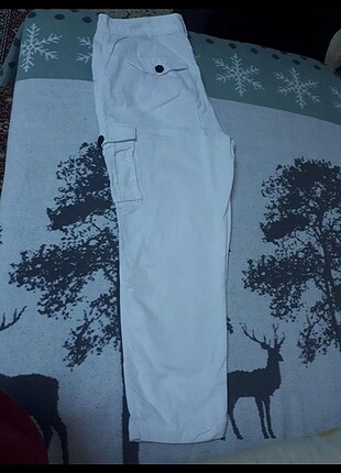 Lc waikiki marka 44 beden beyaz kargo mom jean/pantolon