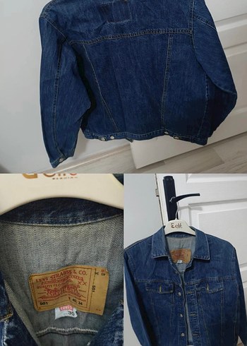 Levis Lacivert Denim Ceket