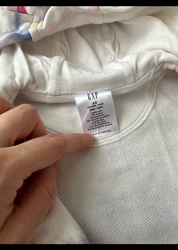 GAP Kız Çocuk Bol Kesim Batik Eşofman Takımı - Görsel 2