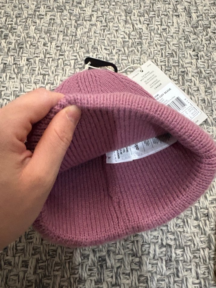 Kadın Pembe Örgü Yün Bere - Görsel 3