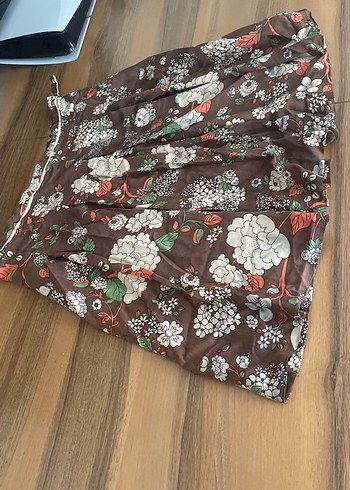 Bohem Çiçekli Midi Etek - Görsel 2