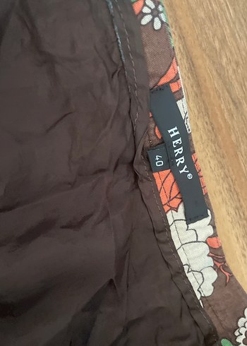 Bohem Çiçekli Midi Etek - Görsel 5