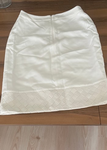 Beyaz Midi Kadın Etek - Görsel 3