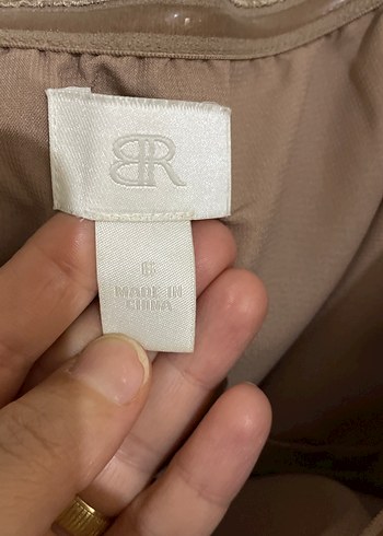 Dantel Detaylı açık kahverengi Uzun Kadın elbisesi - Görsel 3