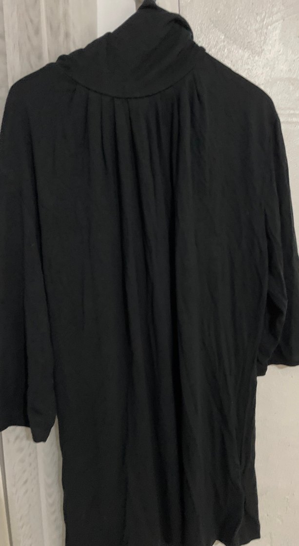 Erkek Siyah Yarım Fermuarlı Sweatshirt - Görsel 4