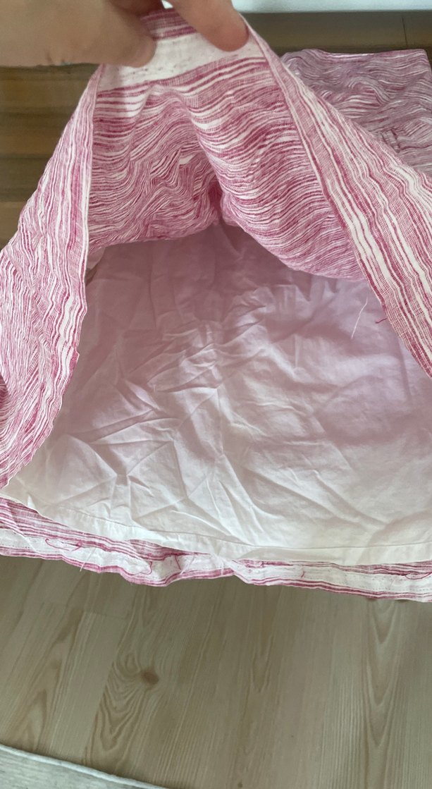 Pembe Straplez Midi Bohem Elbise - Görsel 2