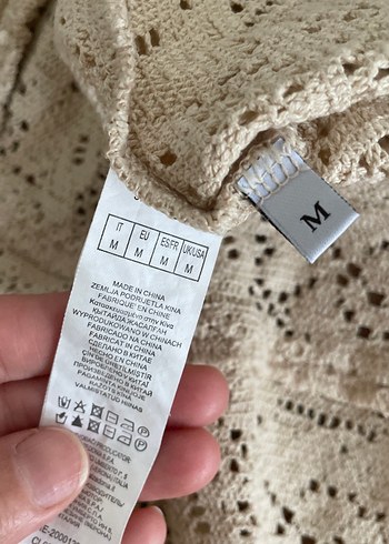 Dantel Detaylı Bohem Triko Ceket - Görsel 4