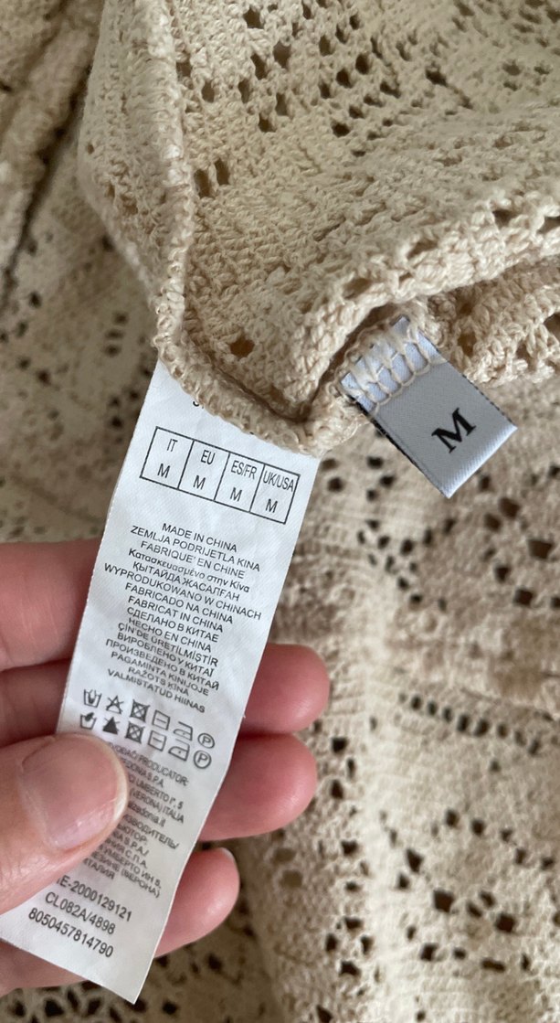 Dantel Detaylı Bohem Triko Ceket - Görsel 4