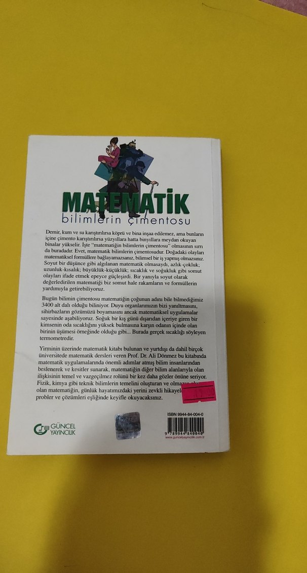 Matematik Bilimlerin Çimentosu Kitabı - Görsel 3