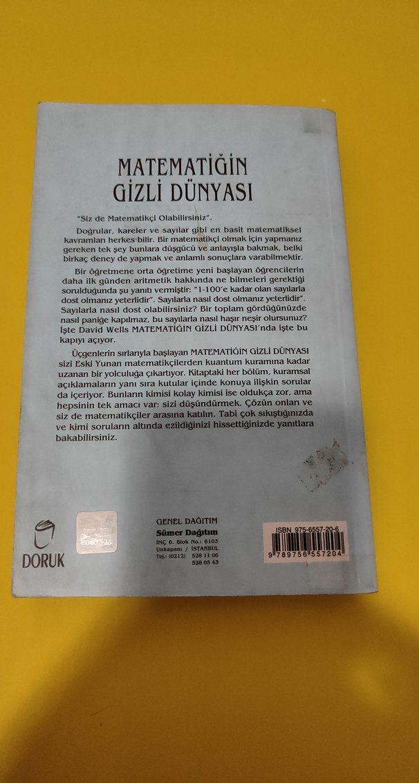 Matematiğin Gizli Dünyası - David Wells - Görsel 3