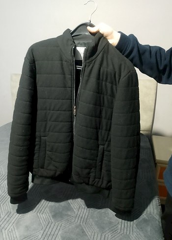 Siyah Fermuarlı Erkek Streetwear Mont - Görsel 5