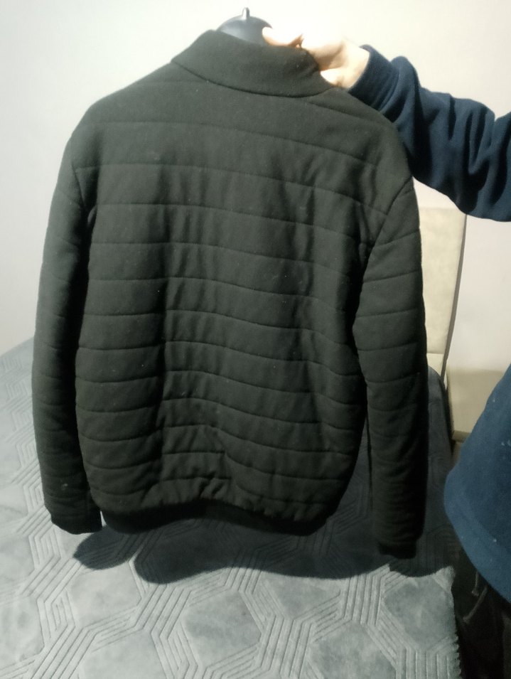 Siyah Fermuarlı Erkek Streetwear Mont - Görsel 2