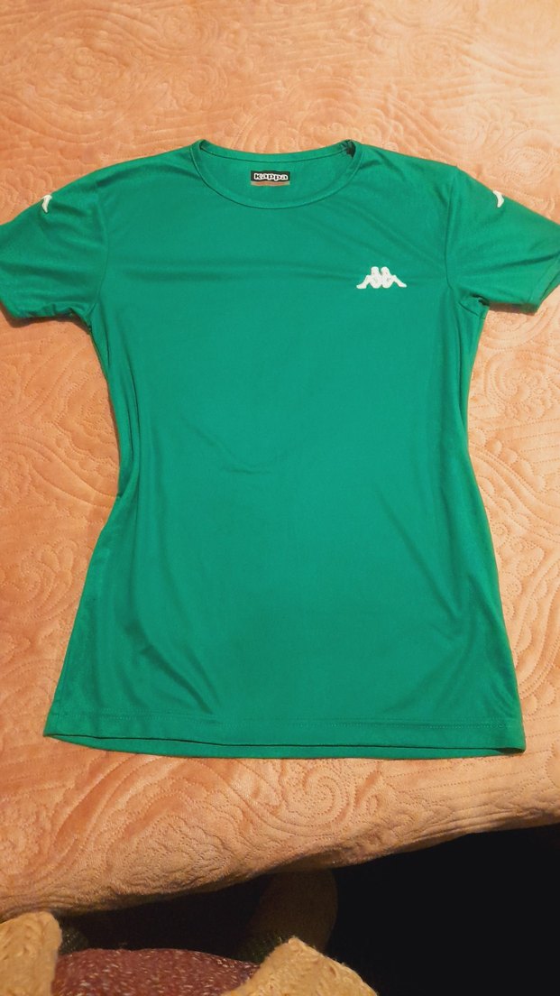 Kadın Yeşil Kısa Kollu Spor Tişört - Görsel 5