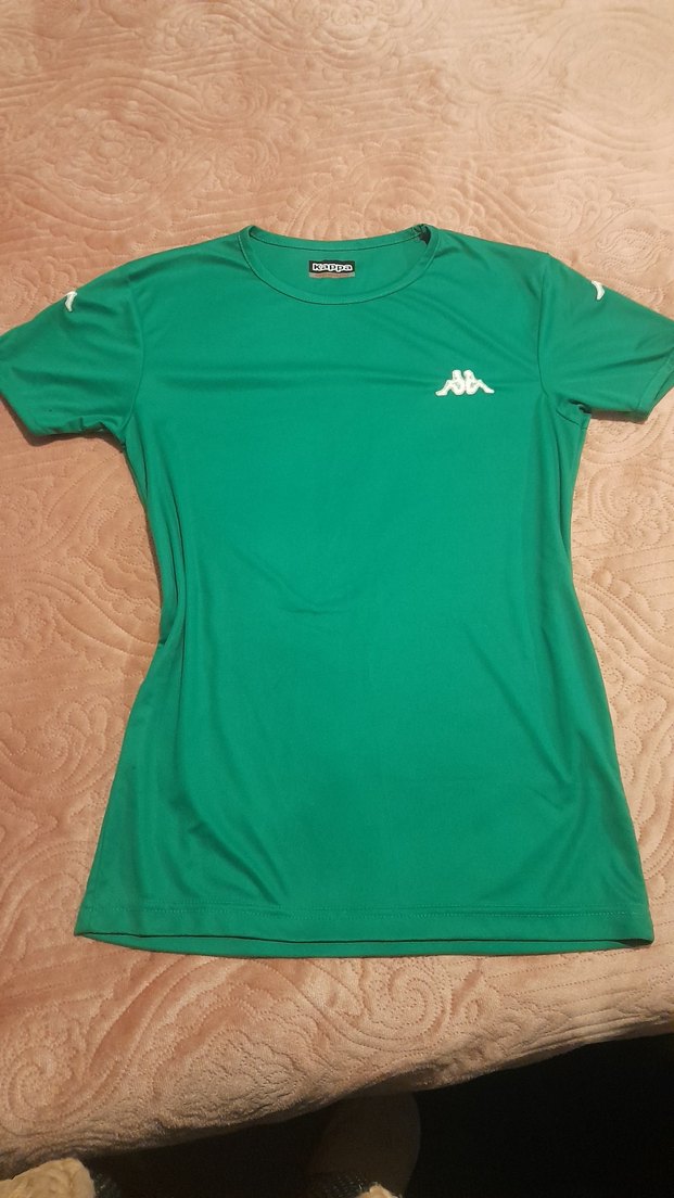 Kadın Yeşil Kısa Kollu Spor Tişört - Görsel 3