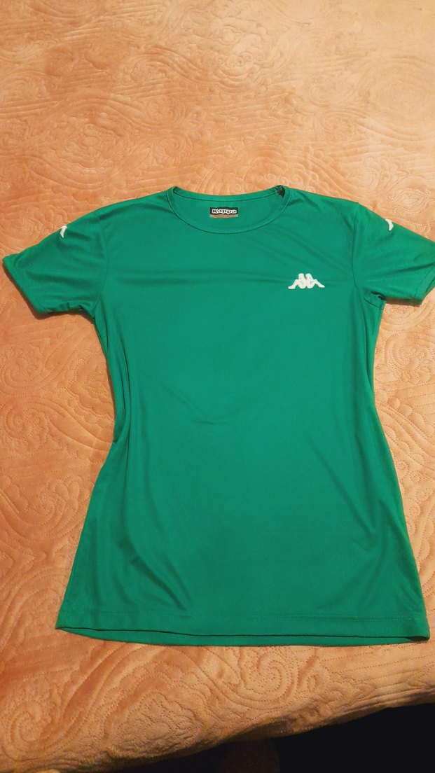 Kadın Yeşil Kısa Kollu Spor Tişört - Görsel 4